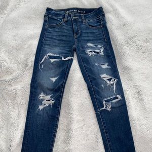 American eagle ripped next level stretch jeans!